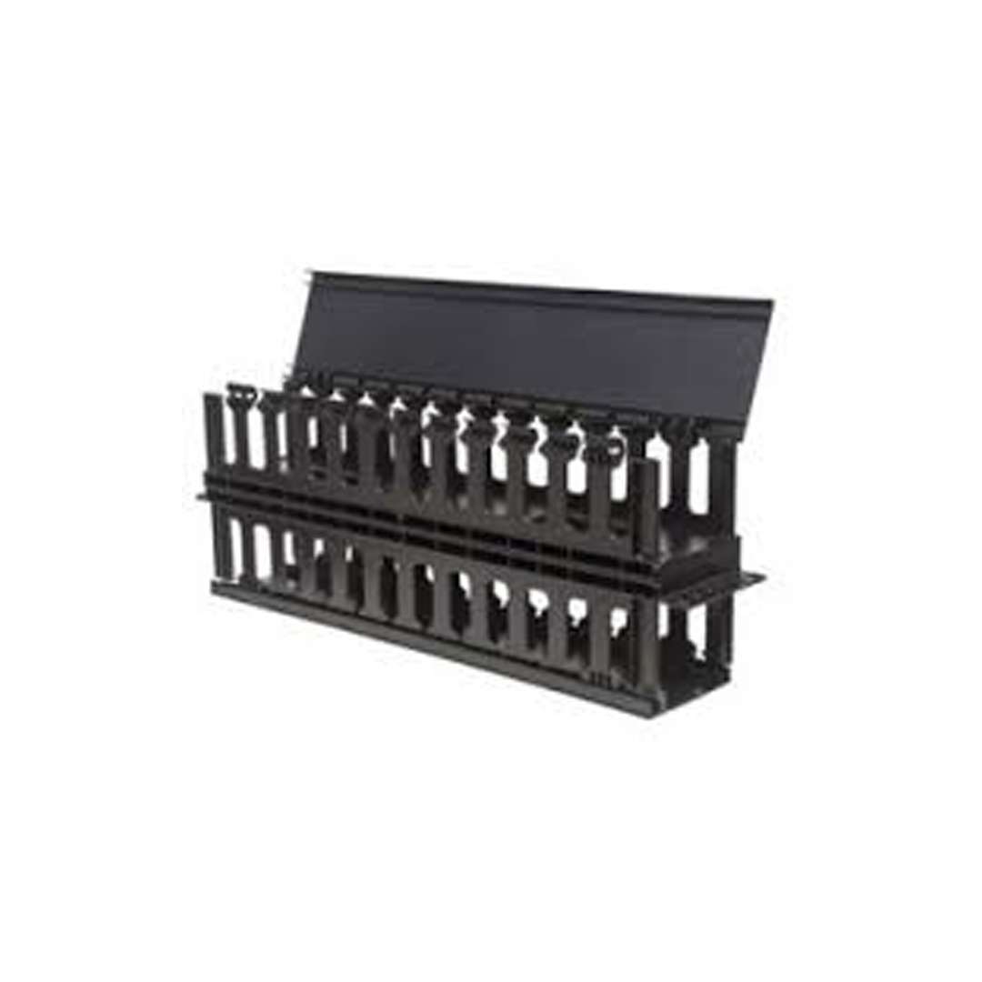 Organizador Horizontal de Cables Tipo Ducto de 80 x 85 mm