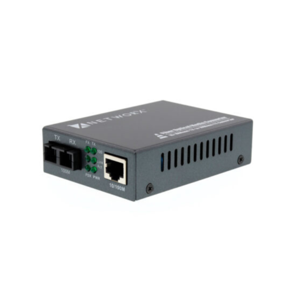LANTEK LTK-03S2, Convertidor de medios monomodo gigabit SC duplex 1310nm, 20km (MEDIA CONVERTER)