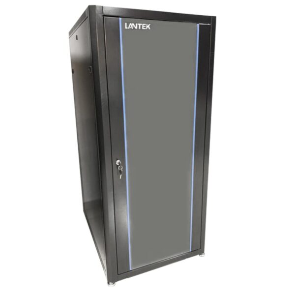 LANTEK LTK-AT227, GABINETE 27U PISO 600800 2 ABANICOS (GABINETE DE PISO)