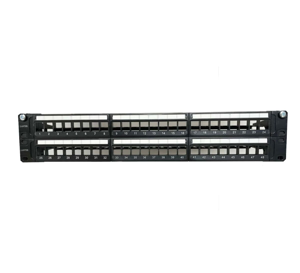 LANTEK-LTKC6P48-Patch-Panel-Cat6-48-puertos-Modular-DATA-GRADE-PATCH-PANEL