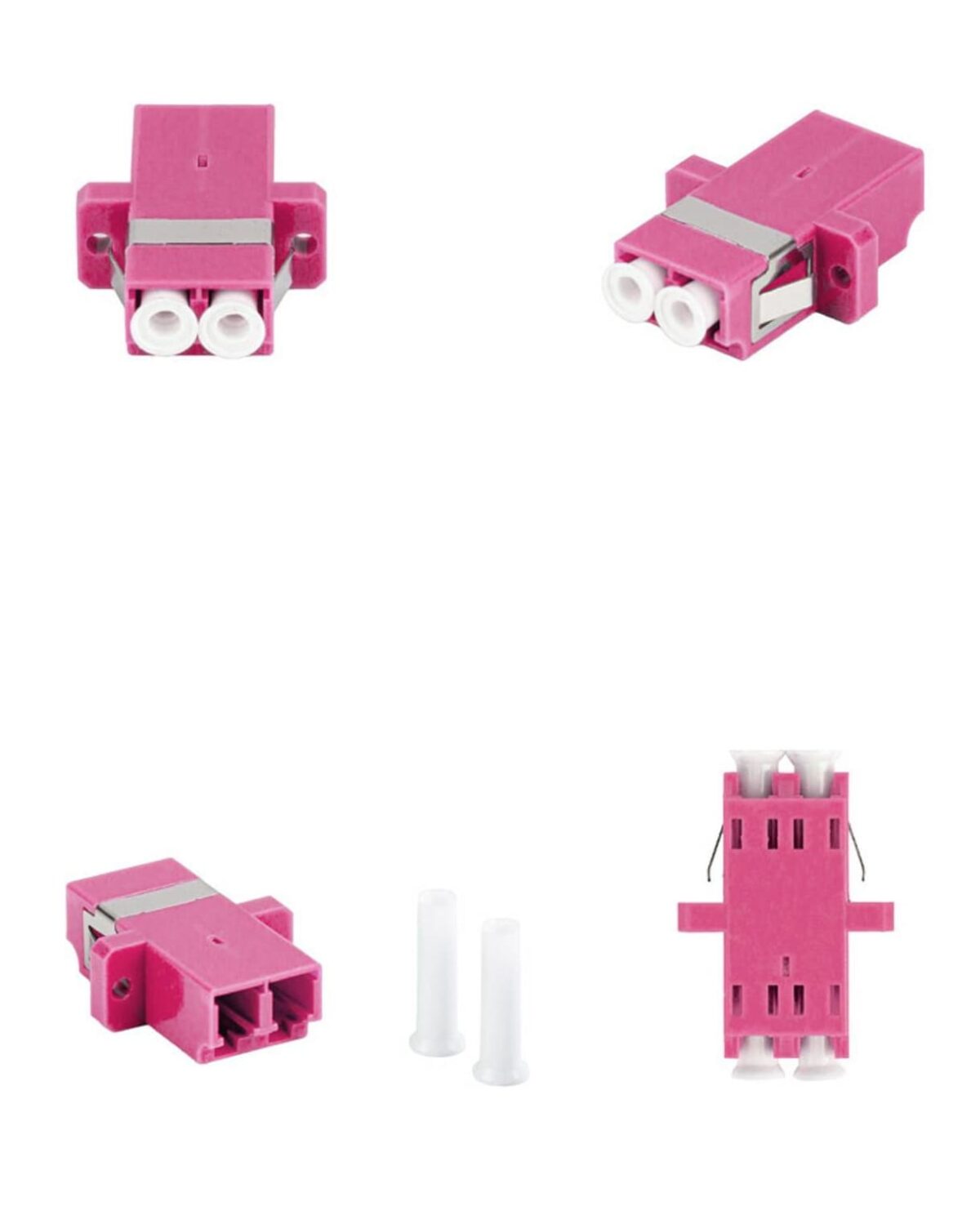 ADAPTER.LC.MM.OM4.DX, Adaptador (union) para exteriores para Fibra LCUPC-LCAPC OM4 Duplex.jpg