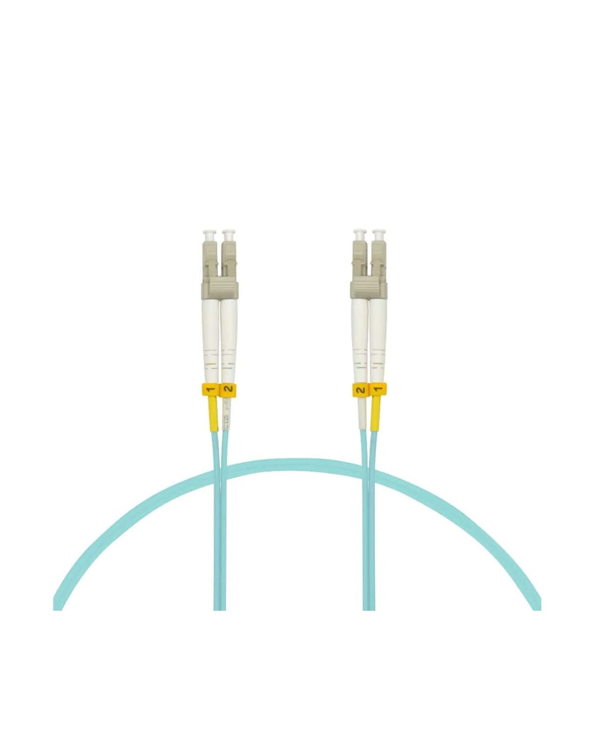 LANTEK LTK-LC.OM32M, Patch Cord fibra optica LCUPC-LCUPC OM3 Aqua Duplex 2 Mtrs Multimodo.j