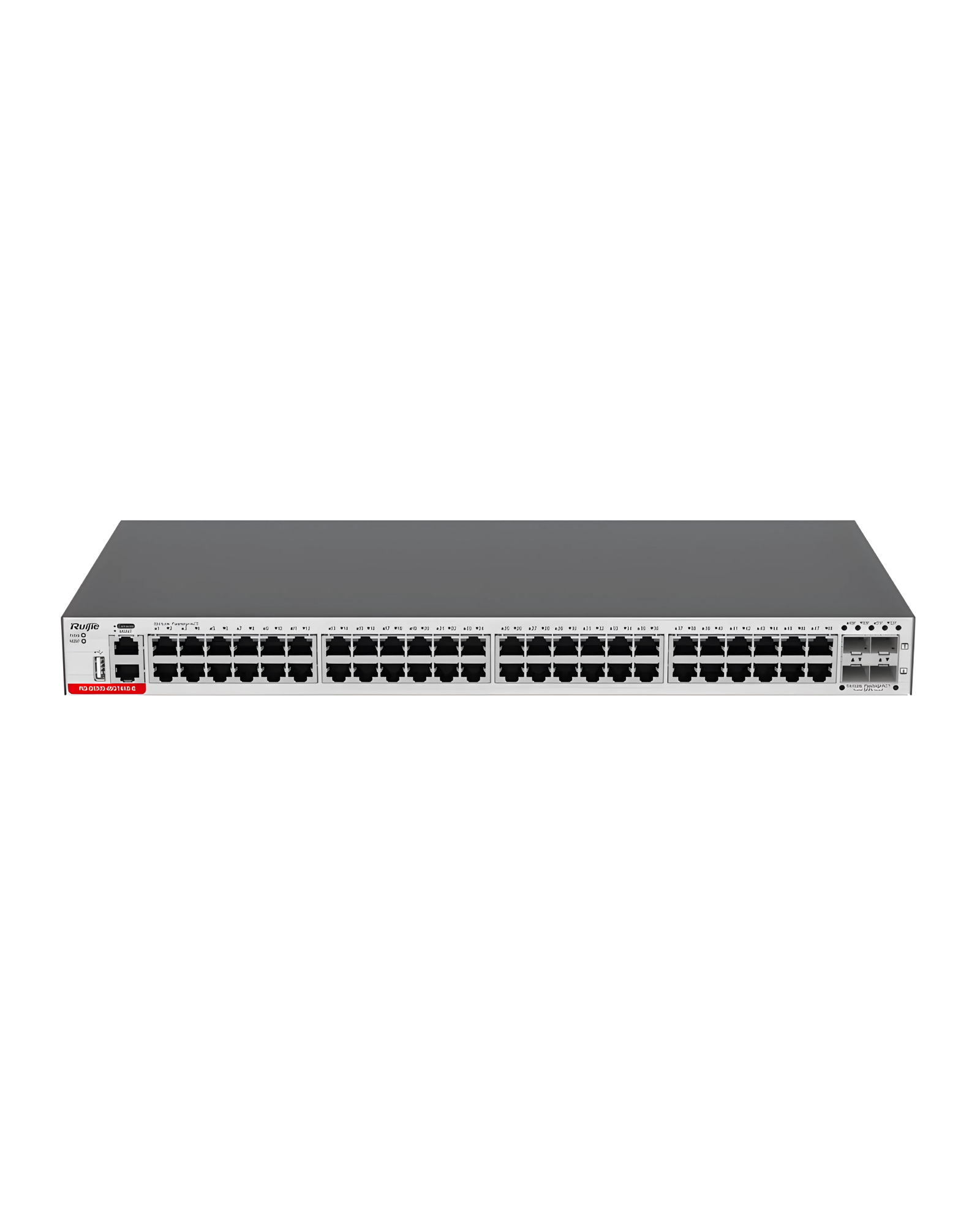 2443 Switch L3 NeverDie / 48 GE / 4 x SFP+ VSU RIP, OSPFv2, IS-ISv4 y BGP4, RUIJIE RG-S5300-48GT4XS-E - Image 1