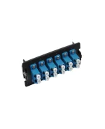 Placa para bandeja con 6 adaptadores FO SC/APC SIMPLEX, LANTEK LTK-FVP6SC/APC - Image 2