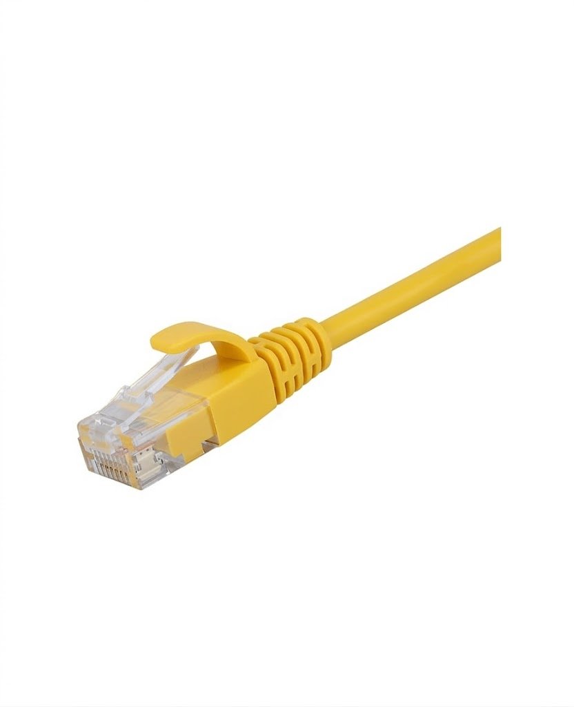 LTK-C6AP01Y Patch Cord Cat6A Amarillo 1 FT REDONDO Pack 5 Unidades, LANTEK LTK-C6AP01Y