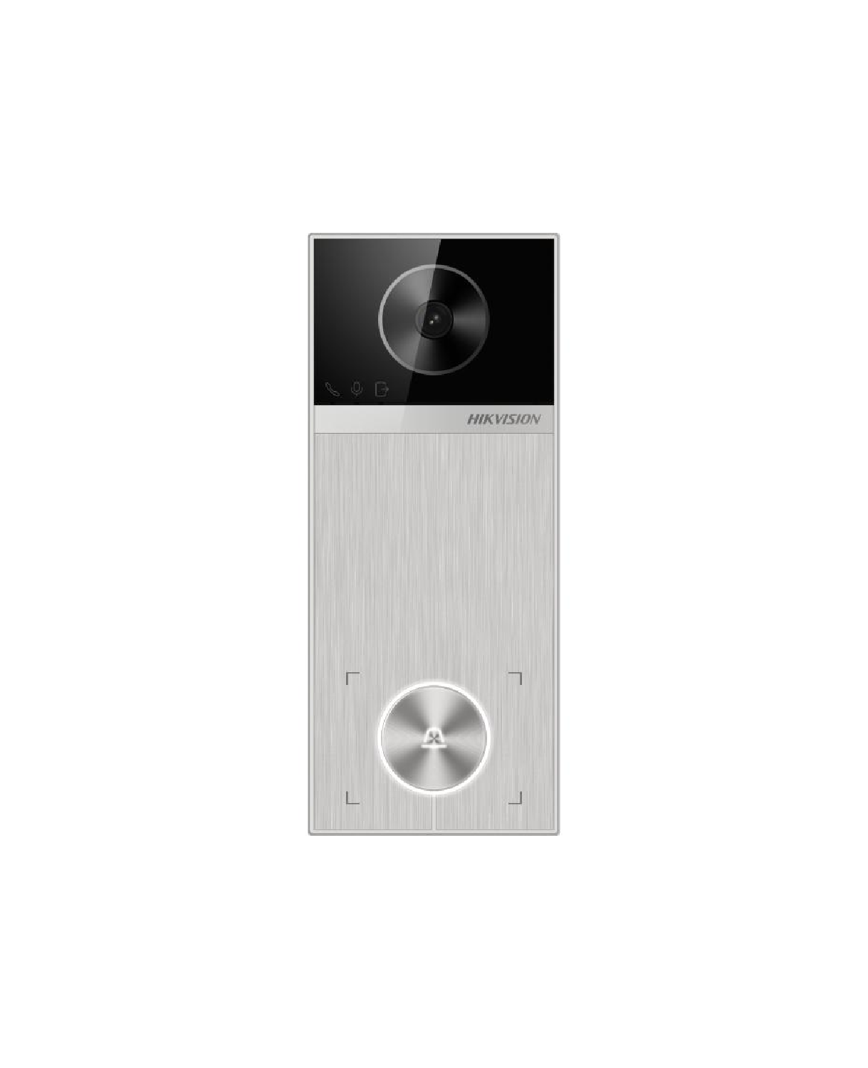 DS-KV6114-MWBE1(O-STD) Videoportero IP WIFI 4MP 1 botón Bidireccional Lector Mifare IR 3m IP65 PoE Microfono + Altavoz incorporados, HIKVISION DS-KV6114-MWBE1(O-STD) (BIOMETRICO)
