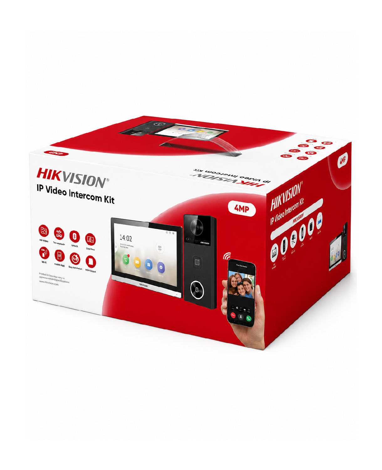 Kit Videoportero IP WIFI 4MP Audio Bidireccional Monitor Interior 7 PoE + Frente Exterior 1 botón IR 3m IP65, HIKVISION DS-KIS610-P(O-STD) (VIDEO PORTERO)1 Kit Videoportero IP WIFI 4MP Audio Bidireccional Monitor Interior 7 PoE + Frente Exterior 1 botón IR 3m IP65, HIKVISION DS-KIS610-P(O-STD) (VIDEO PORTERO)