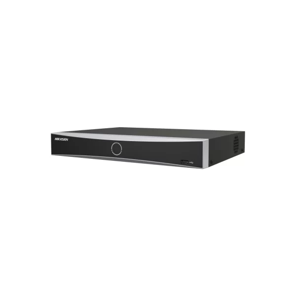 NVR 8CH H.265+ hasta 12MP AcuSense, 8 puertos PoE, HDMI 4K, 1 HDD 16TB 48VDC