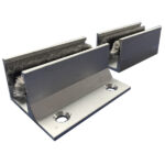 Guia de piso para puertas corredizas de vidrio, LANTEK GLASS GUIDER