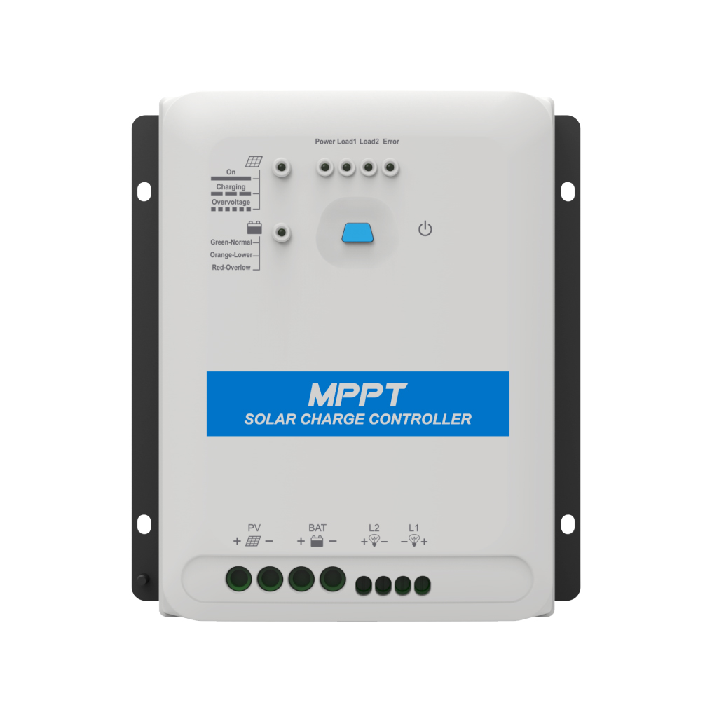312444-1.jpg Cargador solar MPPT 12/24 30 amp Acido y Litio, con sensor, LANTEK MSC3210N - Image 1