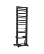 OPEN RACK 2 POSTES 42U 600mm*2100mm INCLUYE RODINES Y TORNILLOS (DESARMADO), LANTEK LTK-OR2P42