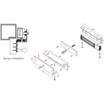Soporte en ZL para chapas magn?ticas con zumbador, LANTEK LTK-MAG600BZZL - Image 3