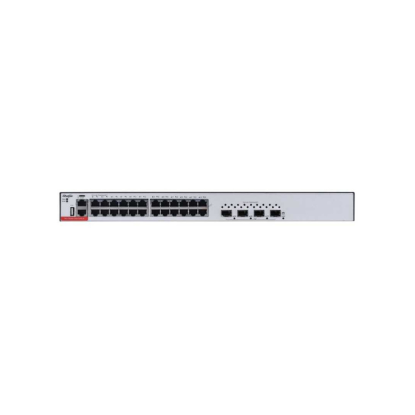 Ruijie rg-s5310-24 Switch L3 NeverDie / 24 GE PoE / 4 x SFP+ / NO incluye Fuente / Max 740w, RUIJIE RG-S5310-24GT4XS-P-E
