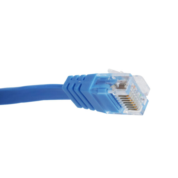 Patch cord Cat6 Azul 2 FT PLANOS, LANTEK LTK-C602B
