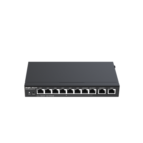 REYEE RG-EG310GH-P-E Balanceador / Router / 8 PoE +2 GE / 120W / Hasta 4 WAN / 300 users / SMB 1.5Gbps throughp, REYEE RG-EG310GH-P-E