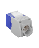 Jack RJ45 CAT6A Hembra Azul, Keystone Armado sin herramienta Tool less, LANTEK LTK-C6AJB V2 - Image 2