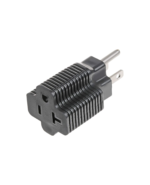 Convertidor enchufe electrico Nema 5-15P a Nema 5-20R, ETL certificado, LANTEK LTK-ETL15P/20R