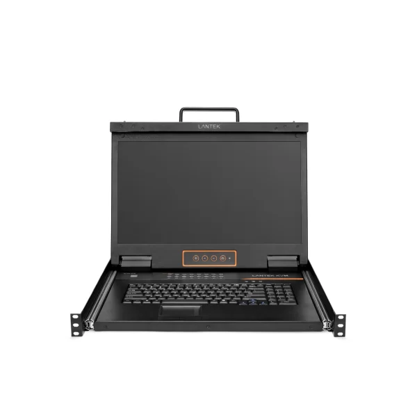 Consola KVM 18.5 16 Port CAT5 LCD KVM over IP Switch 1-Local / 1-Remote Access 1920×1080@60Hz Dual power sup, LTK.KVM1816IP