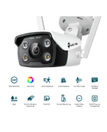 Camara Bullet IP 4mp Full Color IR/LED 30m Wireless DWDR SD 2-way Audio IP66 Analiticas Defense, TP-LINK VIGI C340-W(4mm) - Image 2