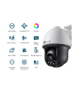 Camara PT IP 4mp Full Color IR/LED 30m DWDR SD 2-way Audio IP66 Analiticas Defense (4mm), TP-LINK VIGI C540(4mm)(UN) - Image 2