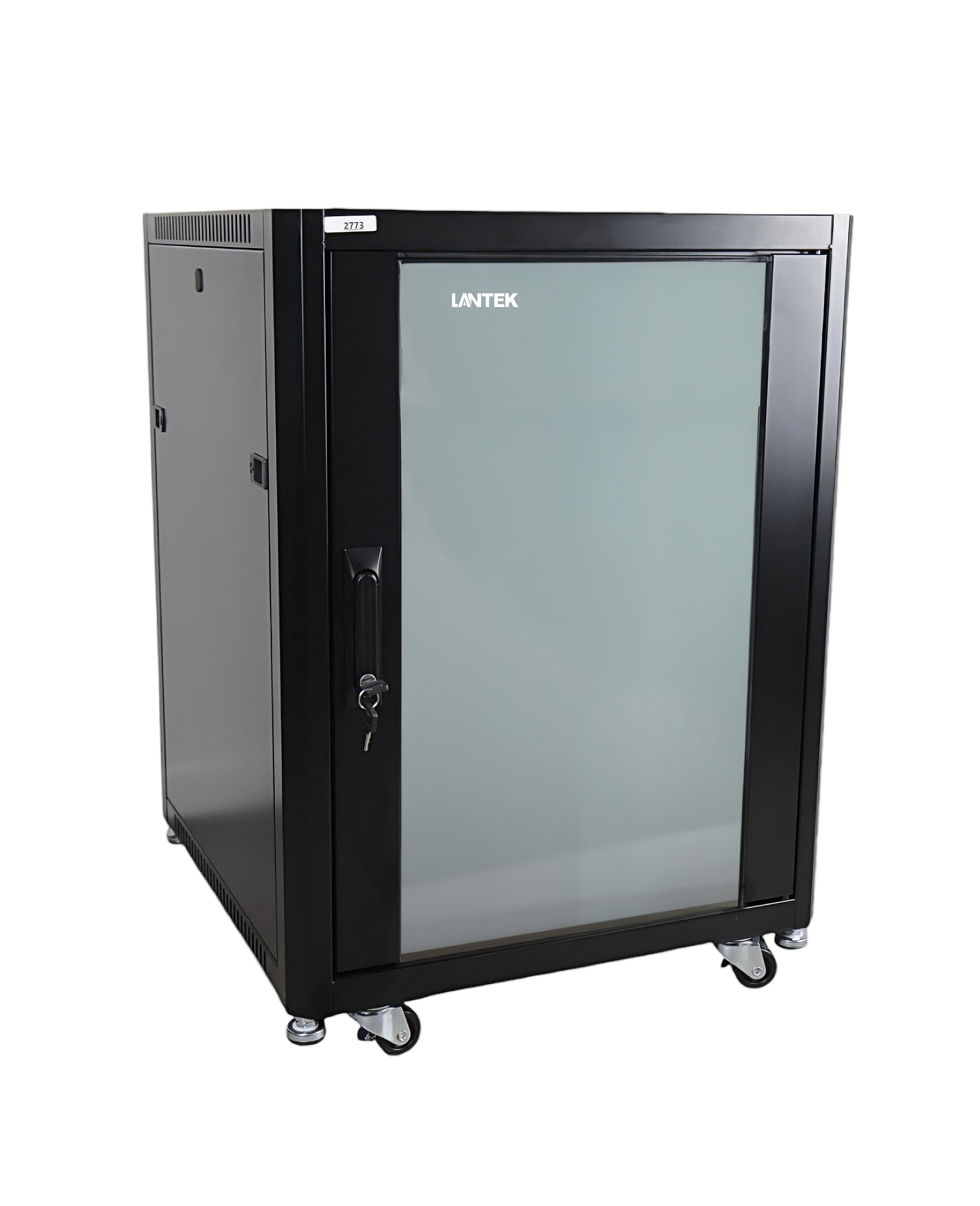 2773 (3) GABINETE 15U PISO 600mm*600mm Con Rodines Sin abanico (DESARMADO), LANTEK LTK-TE6615 - Image 1