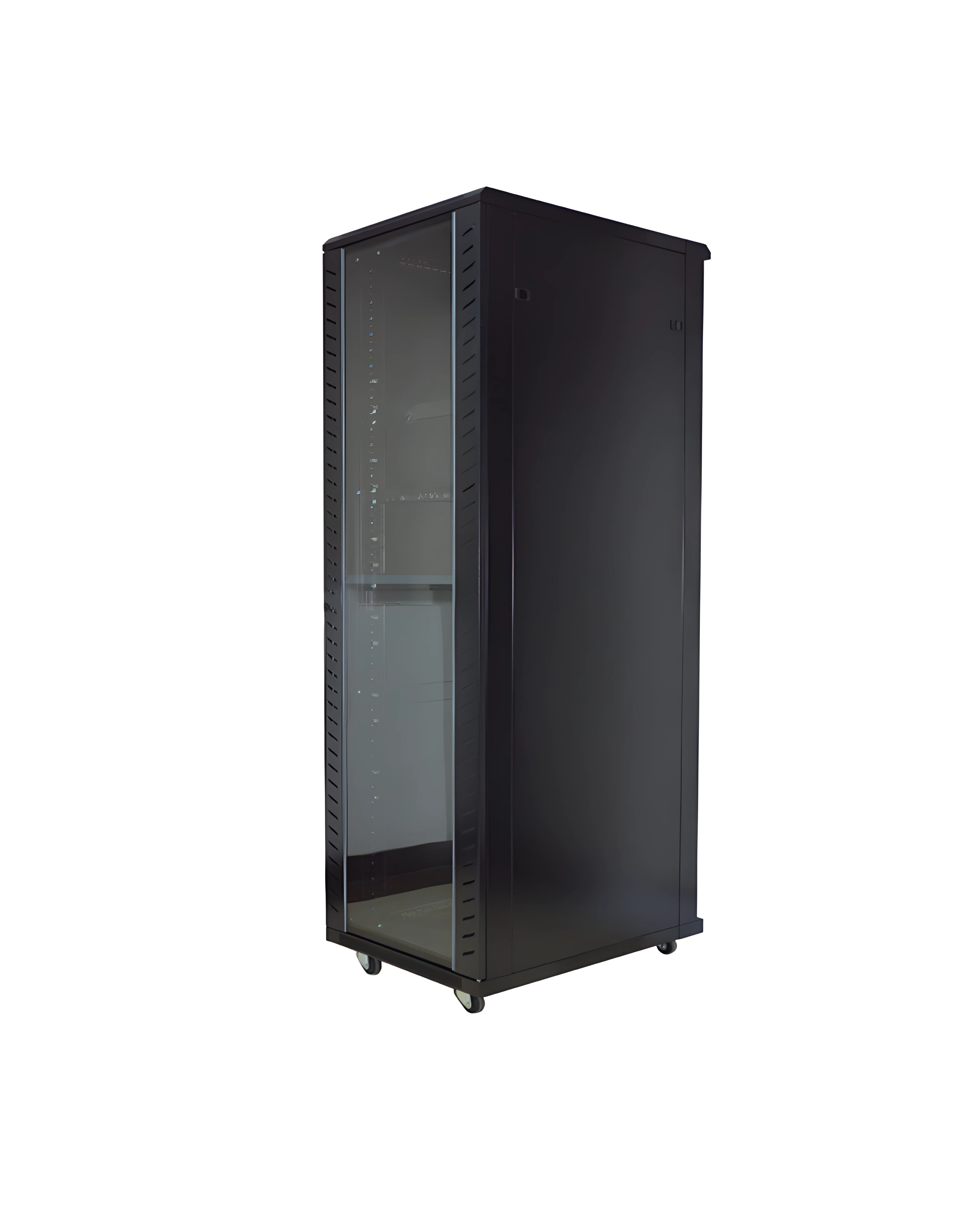 2588 GABINETE 42U PISO 600W*800D*2100H 4 ABANICOS DESARMADO CAP 800KGS, LANTEK LTK-GAB420608 - Image 1