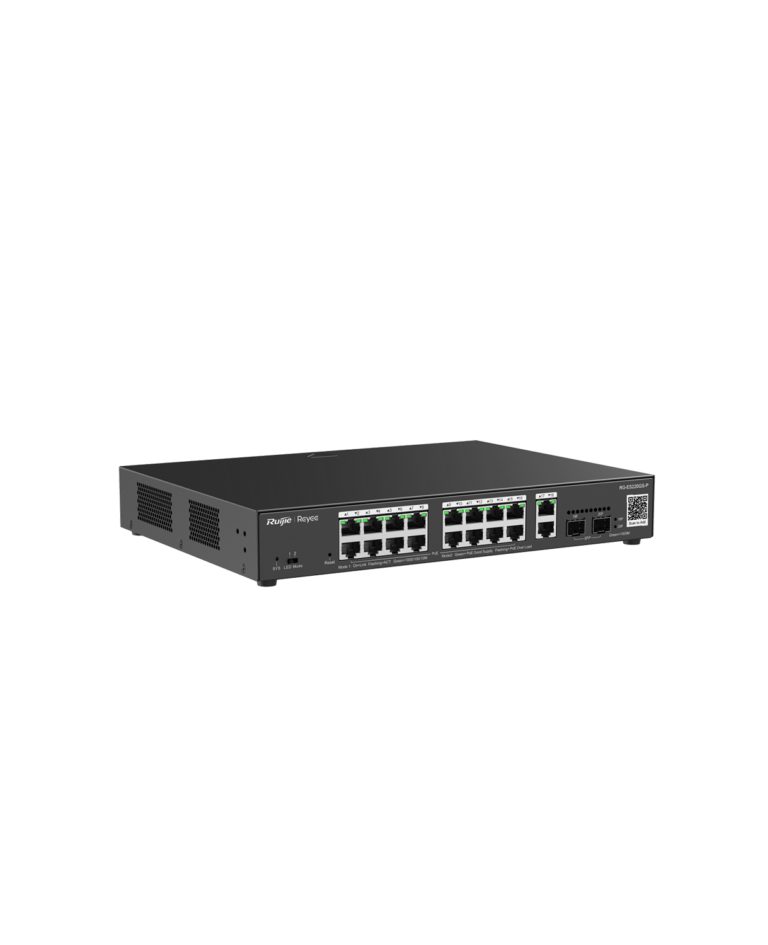 Switch 16 GE PoE+ / 2GE + 2SFP uplink, 250W 4KV Vlan, Loop prevention ...