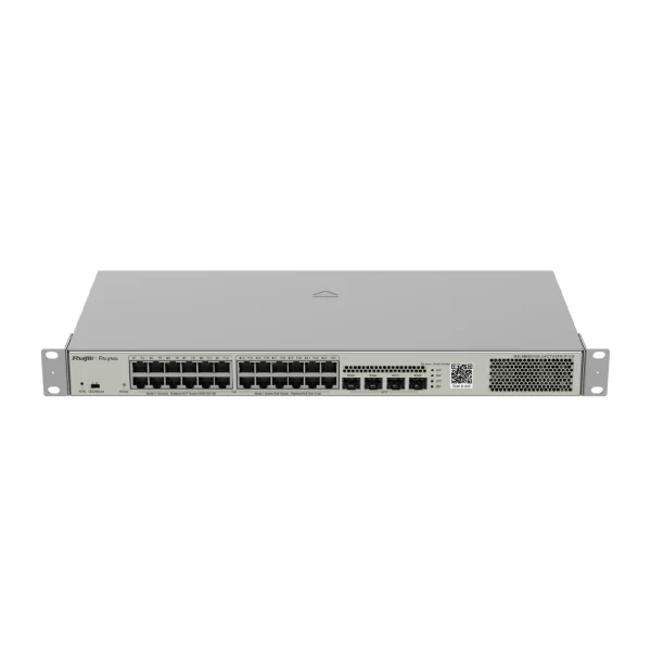 Switch 24 GE PoE+ L2 / 4SFP uplink, 370W 6KV Cloud, REYEE RG-NBS3100-24GT4SFP-P-V2