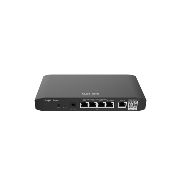 Balanceador / Router / 4 PoE + 1 GE / 54W / Hasta 2 WAN / 100 users / SMB / AUTHENT Y SNMP, RUIJIE RG-EG105G-P-V3