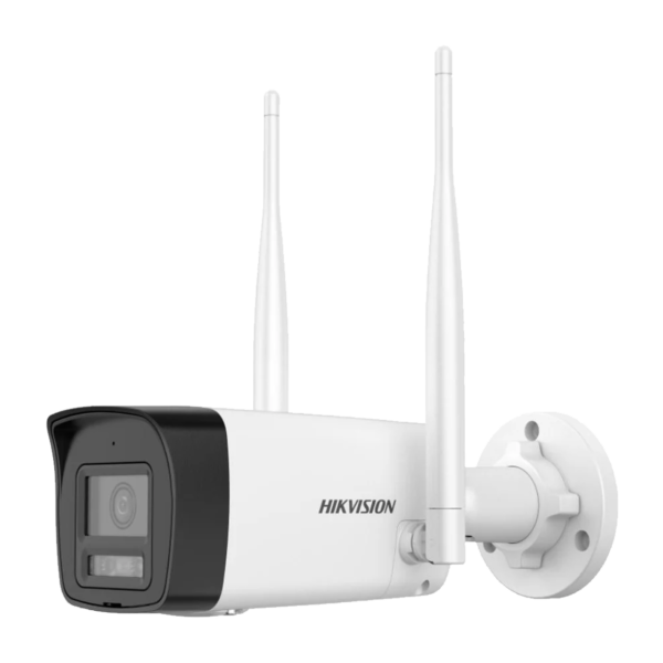 Camara IP Bullet 4MP WIFI COLOR-VU 30m/IR30m 2.8mm IP66 mic/speak MicroSD Max 512GB C/fuente 12V, HIKVISION DS-2CV1043G2-LIDWF