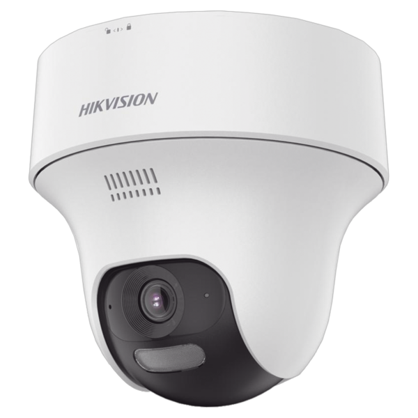 Camara IP PT 4MP WIFI COLOR-VU 15m/IR20m 2.8mm Interior IP54 mic/speak MicroSD Max 512GB C/fuente 12V, HIKVISION DS-2CV1F43G2-LIDWF