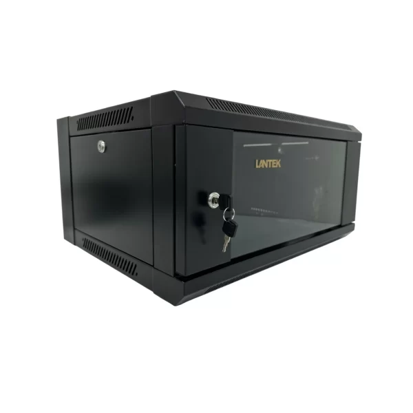 Gabinete 4U Pared Desarmado s/abanico 570W * 450D, LANTEK LTK-GAB4D