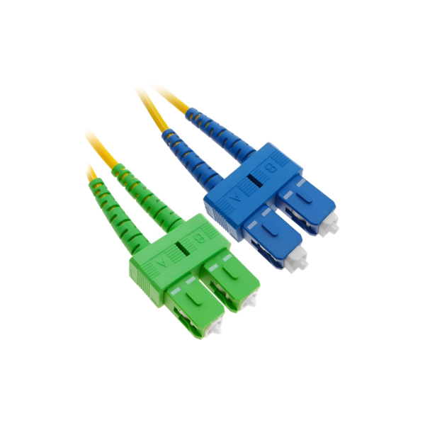 Patch Cord SC/APC - SC/ UPC Monomodo Duplex 3M, LANTEK LTK-SC/APC-SC/UPC SM DX 3M