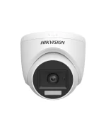 Camara Turret Smart Hybrid Light 2MP, IR, 20m, 2.8mm Audio, HIKVISION DS-2CE76D0T-LPFS(2.8mm)