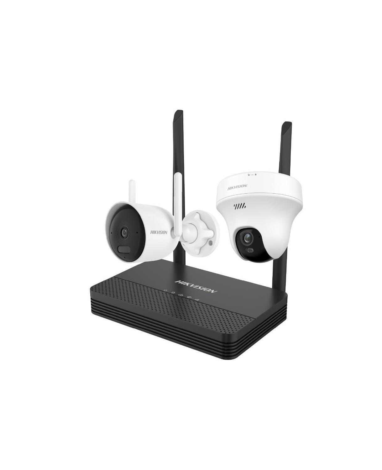 KIT CCTV WIFI Bullet 4MP + Turret 5MP Incluye NVS 4ch MicroSD max 512GB KIT CCTV WIFI Bullet 4MP + Turret 5MP Incluye NVS 4ch / MicroSD max 512GB, HIKVISION DS-J142I(STD)/NKS4245WBTH (CAMARA DOMO)